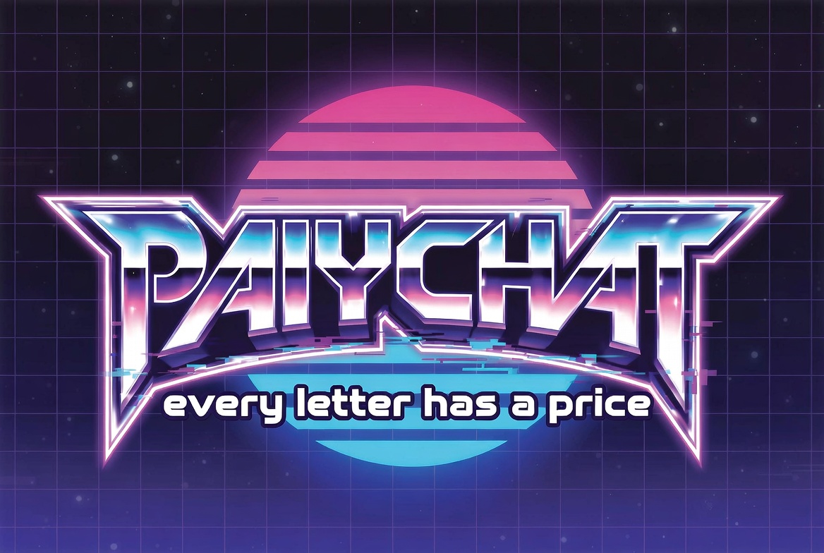 paiychat — every letter has a price